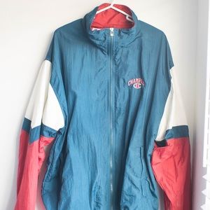 Vintage Champion Jacket Windbreaker Men Classic
